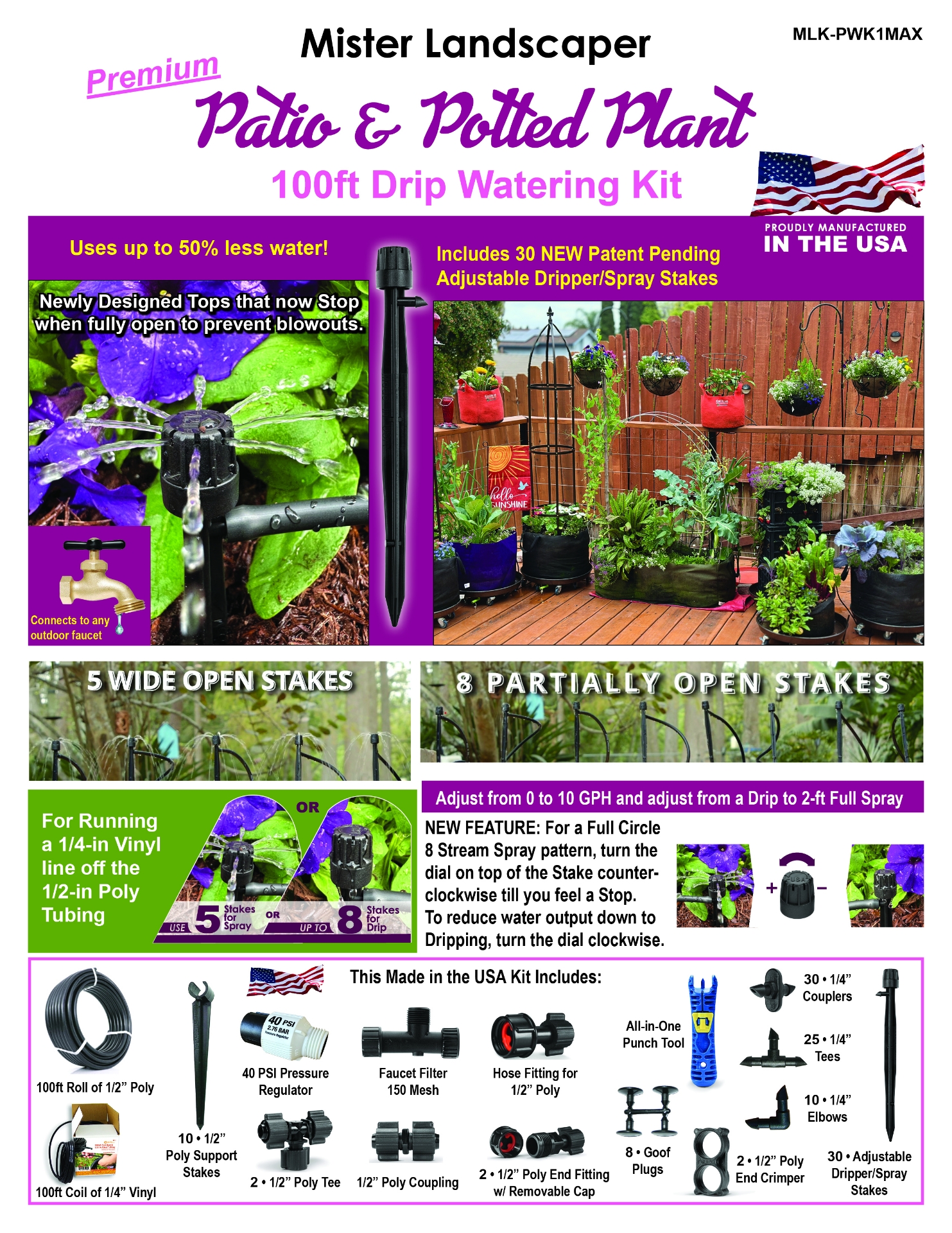 Picture of Patio & Plant Drip Kit-MAX Kit